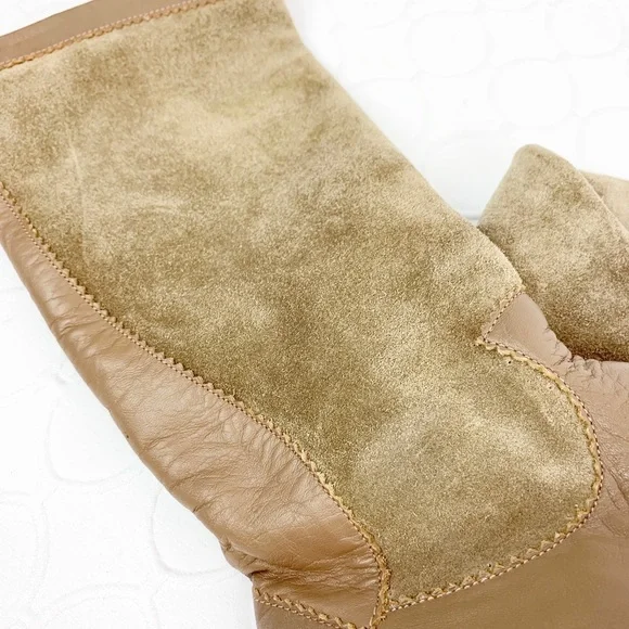 Suede Riding Boots Tan 6M NEW without kids NWOT - Picture 5 of 5